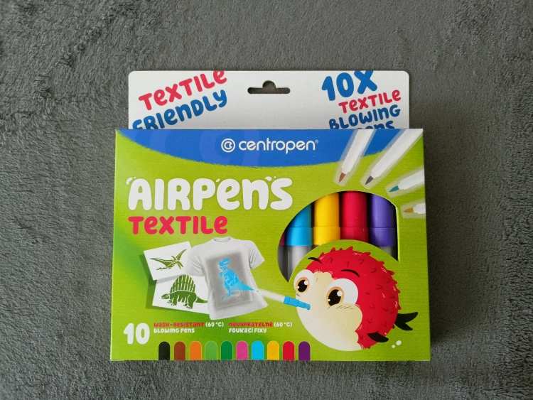 Foukací fixy na textil